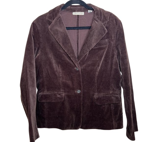 Lord & Taylor Jackets & Blazers - NWT Vintage Lord‎ & Taylor Brown Corduroy Blazer